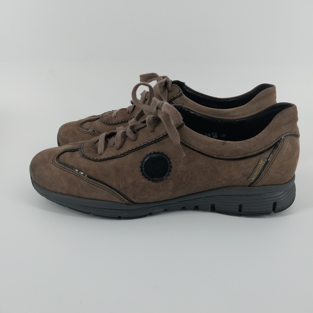 Mephisto Brown Sneakers Genuine Leather Womens Suze 9.5